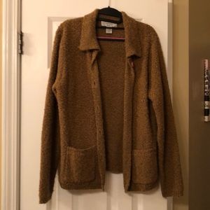 Tan sweater jacket